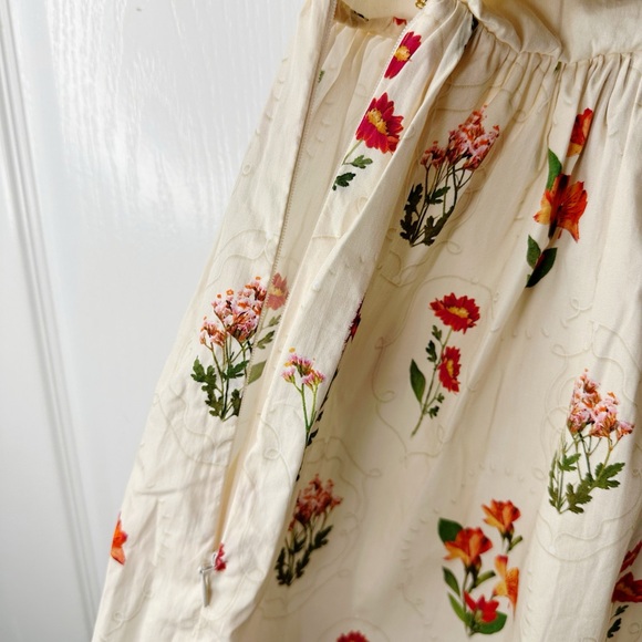 AGUA BY AGUA BENDITA Horizonte Oasis Mini Dress In Floral Print Size Medium - Picture 9 of 16